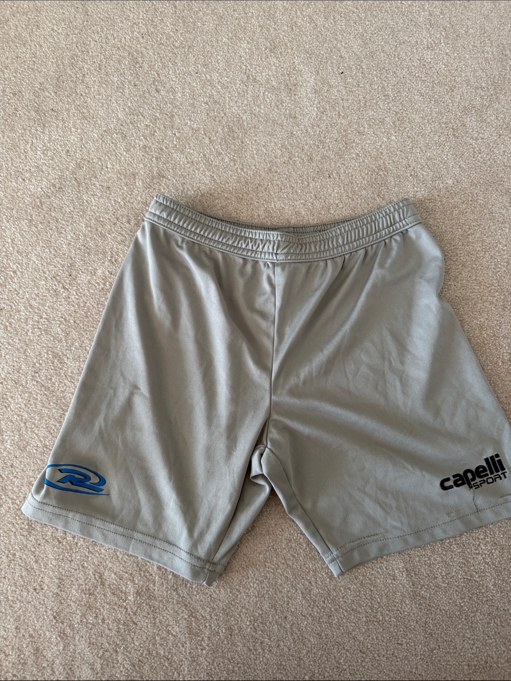 Kids rush soccer Gray Performance Shorts